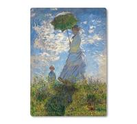 Giallobus - Quadro Giallopanel Art Board - Claude Monet - Donna con ombrello - Legno Mdf - 29,7x42