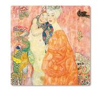 Giallobus - Quadro Giallopanel Art Board - Gustav Klimt - Le amiche 2 - Legno Mdf - 29,7x29,7
