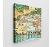 Giallobus - Quadro - Gustav Klimt - Art Klimt - Tela Standard - 100x100-13 - Malcesine sul Garda - Pronto da appendere - Quadri moderni per la casa