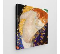 Giallobus - Quadro - Gustav Klimt - Art Klimt - Tela Standard - 35x35-12 - Danae - Pronto da appendere - Quadri moderni per la casa
