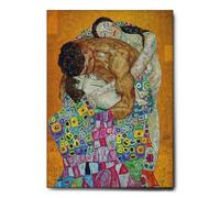 Giallobus - Quadro - Gustav Klimt - La Famiglia - Tela Canvas Telaio Standard - 70x100 - Pronto da Appendere - Quadri Moderni per la casa