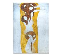 Giallobus - Quadro - Gustav Klimt - Le arti - Vetro acrilico - 50x70 - Pronto da appendere - Quadri moderni per la casa