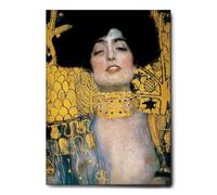 Giallobus - Quadro - Gustav Klimt - Primo piano di Giuditta - Tela Canvas Telaio Standard - 70x100 - Pronto da appendere - Quadri moderni per la casa
