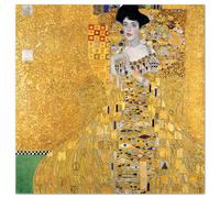Giallobus - Quadro - Gustav Klimt - Ritratto di Adele Bloch-Bauer I - Vetro acrilico - 70x70 - Pronto da appendere - Quadri moderni per la casa