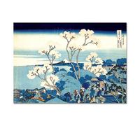 Giallobus - Quadro - Hokusai - Il Fuji da Gotenyama presso Shinagawa sul Tokaido - Vetro acrilico - 50L x 35l cm - Pronto da appendere - Quadri moderni per la casa