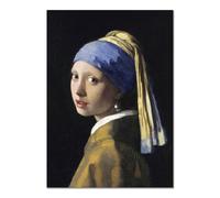 Giallobus - Quadro - Jan Vermeer - La ragazza con l'orecchino di perla - Vetro acrilico - 50L x 70l cm - Pronto da appendere - Quadri moderni per la casa