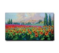 Giallobus - Quadro - Mikki Senkarik - Ballando nel vento - Tela Canvas Telaio Premium Alto Spessore - 140x80 - Pronto da appendere - Quadri moderni per la casa