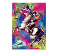 Giallobus - Quadro - Napoleone Pop Art - Vetro acrilico - 35x50 - Pronto da appendere - Quadri moderni per la casa
