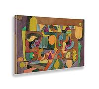 Giallobus - Quadro - Paul Klee - Varsalah - Tela canvas - 140x80 - Pronto da appendere - Quadri moderni per la casa