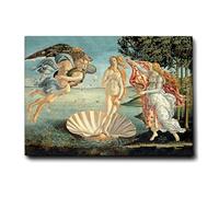Giallobus - Quadro - Sandro Botticelli - La Nascita Di Venere - Tela Canvas Telaio Premium Alto Spessore - 140L x 100l cm - Pronto da appendere - Quadri moderni per la casa