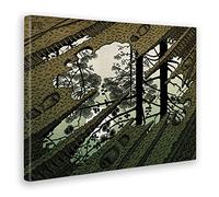Giallobus - Quadro - Stampa Su Tela Canvas - Lizard - Puddle - 50 X 70 Cm