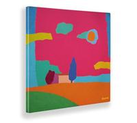 Giallobus - Quadro - Veronica - 09 - Il Cielo, Accanto a Te - Tela Canvas Telaio Standard - 50x50 - Pronto da Appendere - Quadri Moderni per la casa