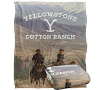 Giallostone Rip And Beth Riding Horses Coperta super morbida al tatto setoso - 152 x 127 cm