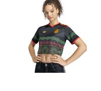 Giamaica Adidas Maglia Calcio Donna Nero Home Cropped CLIMACOOL Mondiali 2026