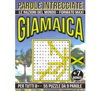 Giamaica - Parole Intrecciate: Passatempo senza schermo per relax e concentrazione