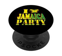 Giamaica partyAbiti giamaicani per le donne Jamaica partito vestito PopSockets PopGrip Adesivo