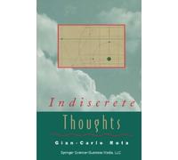 Gian-Carlo Rota Indiscrete Thoughts (Tascabile) Modern Birkhäuser Classics