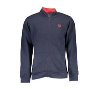 GIAN MARCO VENTURI FELPA CON ZIP UOMO BLU
