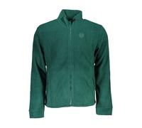 GIAN MARCO VENTURI FELPA CON ZIP UOMO VERDE