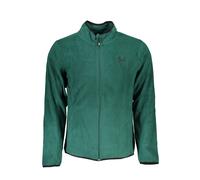 GIAN MARCO VENTURI FELPA CON ZIP UOMO VERDE