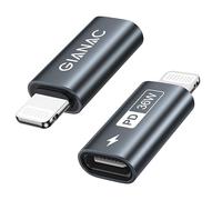 GIANAC Adattatore USB C a Lightning (2 Pezzi), 36W Adattatore Lightning USB C Ricarica Rapida Compatibile con iPhone 14 13 12 11 Pro Max, iPad Pro/Air 5/Mini 6, Non adatto per OTG/Audio