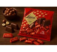 Gianduiotti Ripieni Al Cacao 1Kg - Cioccolatini Italiani Fini E Cremosi - Cuore Morbido Al Cacao E Guscio Di Cioccolato - Dolce Tradizionale Ideale Per Regali E Cesti Natalizi