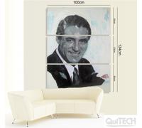 Gianfranco Alessio - Cary Grant - Quadro stampa su Tela Riproduzioni