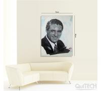 Gianfranco Alessio - Cary Grant - Quadro stampa su Tela Riproduzioni