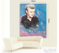 Gianfranco Alessio - James Dean - Quadro stampa su Tela Riproduzioni
