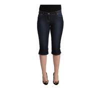 Gianfranco Ferré - Eleganti Pantaloni Denim Capri a Vita Bassa - - Jeans - Donna - Blu - S