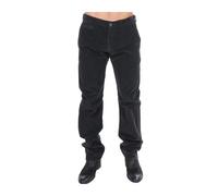 Gianfranco Ferré - Pantaloni Straight Fit in Cotone a Coste - - Trousers - Uomo - Nero - M