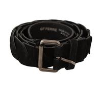 Gianfranco Ferré - WX Cintura con fibbia color argento - - Accessories - Uomo - Nero - ONE SIZE