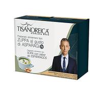 Gianluca Mech | Tisanoreica Zuppa Proteica al Gusto di Asparagi, Gluten Free e Vegan, Confezione da 136gr
