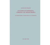 Gianluigi Tomass Luciano di Samosata, "Timone o il misantropo (Copertina rigida)
