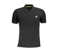 Gianmarco Venturi Black Cotton Men Polo Shirt - XL