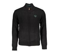 Gianmarco Venturi Black Cotton Men's Cardigan - XL