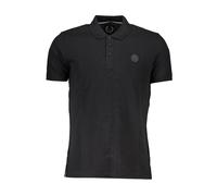 Gianmarco Venturi Black Cotton Men's Polo Shirt - L
