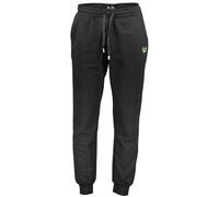 Gianmarco Venturi Black Cotton Men's Track Pant - M