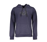 Gianmarco Venturi Blu Cotton Men Sweatshirt - L