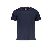 Gianmarco Venturi Blu Cotton Men T-Shirt - XXL