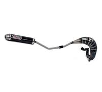giannelli scarico completo omologato nocat enduro 2t carbonio compatibile con beta rr 50 motard dx 2018 2019 2020 mototopgun 34090hf + 34702hf