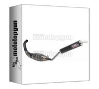 giannelli terminale completo omologato open street 2t carbonio compatibile con cagiva raptor 125 2004 2005 2006 2007 mototopgun