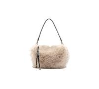 GIANNI CHIARINI Borsa - Borsa a spalla effetto pelliccia CLEO crema