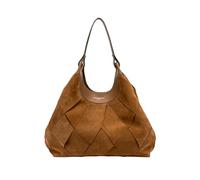 Gianni Chiarini Due Borsa a sacchetto in pelle scamosciata Caramel