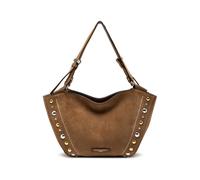 Gianni Chiarini Borsa Shopper Bloom in Velluto Caramello