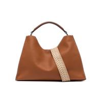 Gianni Chiarini - Double Grana Maxi Leather Bag - - Bags - Donna - Marrone - ONE SIZE