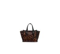Gianni Chiarini - Borsa a mano Miss Marcella con stampa leopardata effetto cavallino - - Bags - Donna - Nero - ONE SIZE