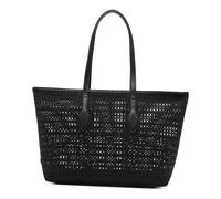 Gianni Chiarini - Mashup Laser-Cut Canvas Tote Bag - -Bags -Donna -Nero -ONE SIZE