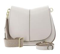 Gianni CHIARINI Pelle borsa a tracolla Helena Round Crossbody Bag Marble avorio