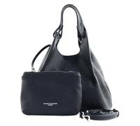 Gianni CHIARINI Pelle borsetta borsa a tracolla Dua Handbag Notturno blu scuro